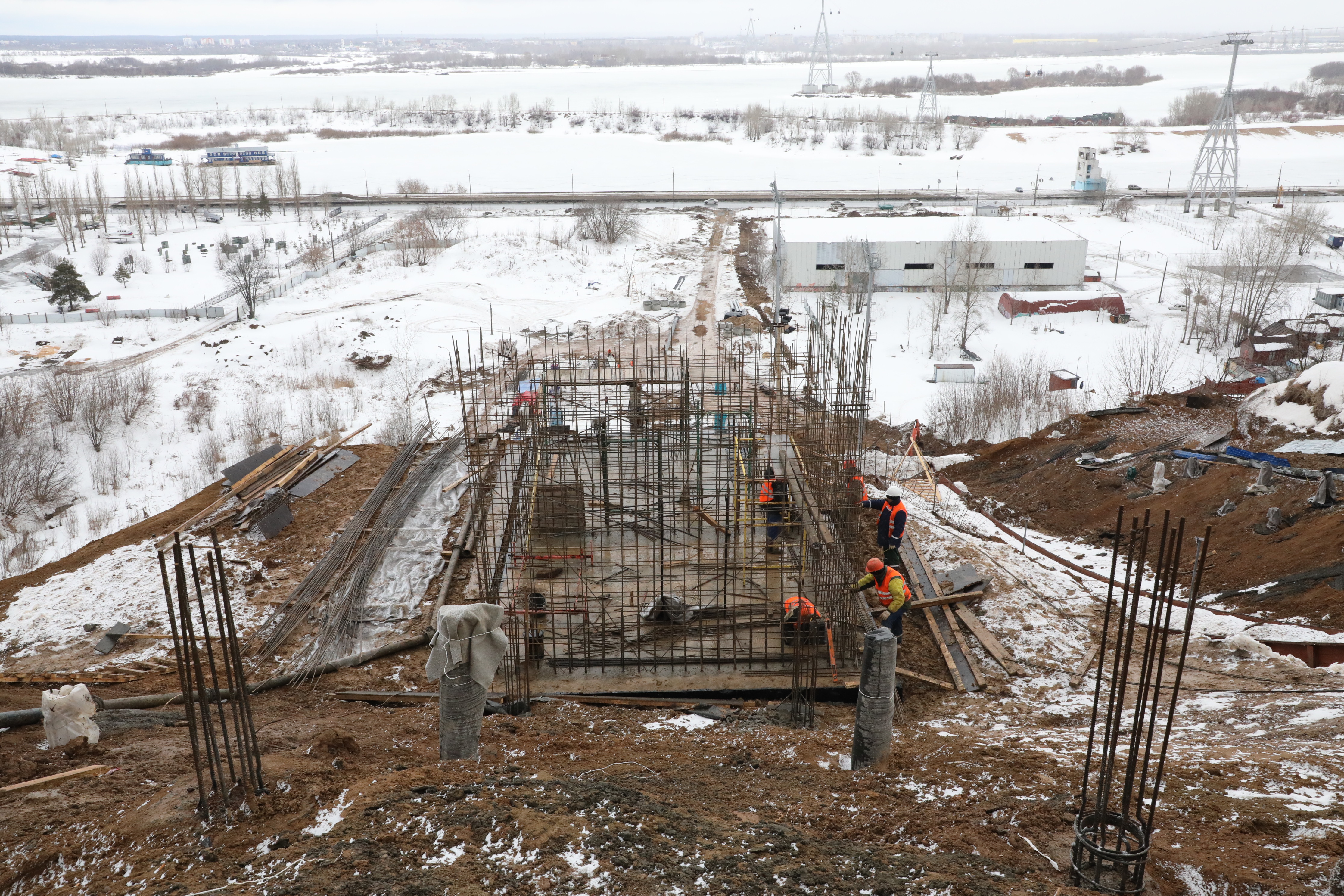 Металлические конструкции трамплина обещают построить в Нижнем Новгороде к концу июня